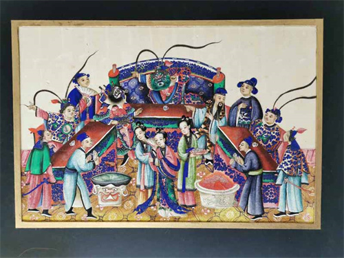 《百畫梨園——粵劇藝術(shù)博物館藏外銷畫展》賞析